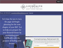 Tablet Screenshot of lifewealthgroup.com